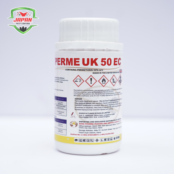 THUỐC MUỖI Y TẾ CAO CẤP PERME UK 50EC 100ML ( NHẬP KHẨU ANH QUỐC )