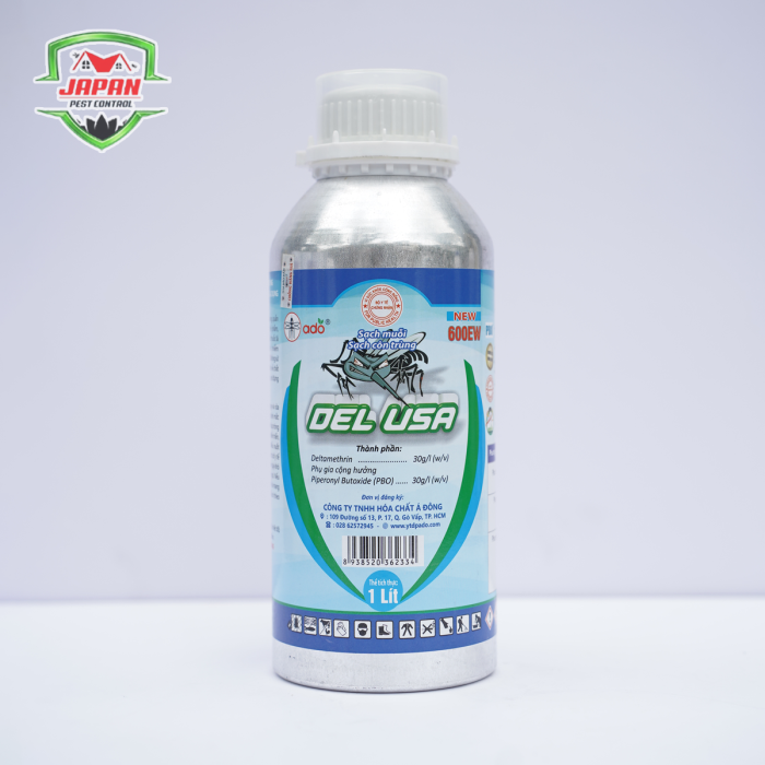 THUỐC MUỖI Y TẾ CAO CẤP DEL USA 1 LÍT
